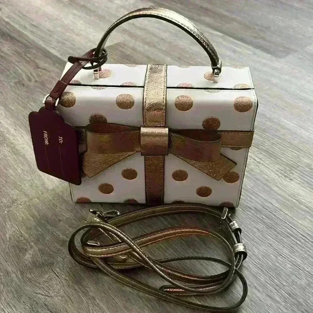 kate spade Wrapping Party Dot Gift Box Crossbody Bag - Picture 9 of 16